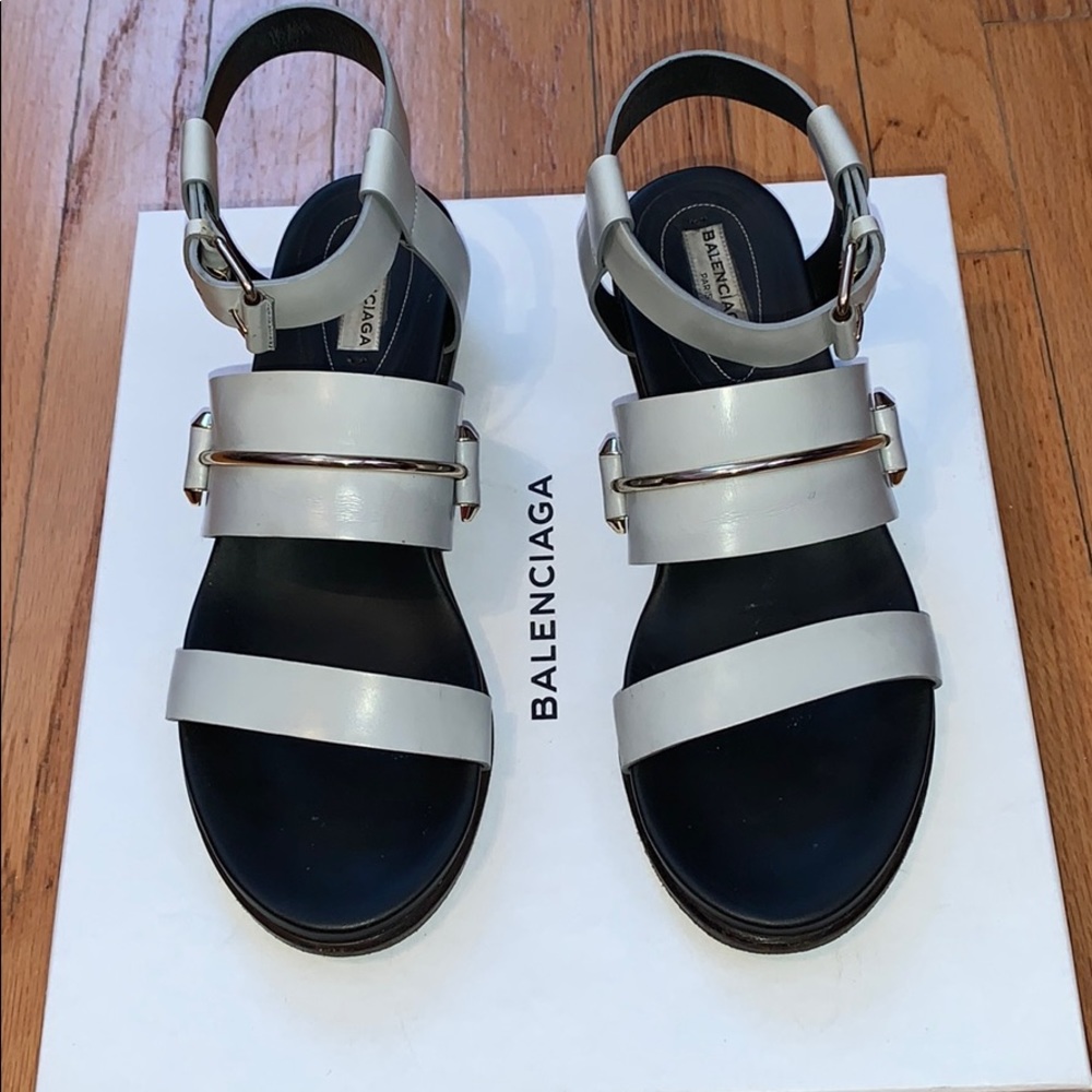 Balenciaga grey sandal